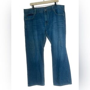 Paulo Solari men’s modern fit straight leg blue denim jeans 42x30